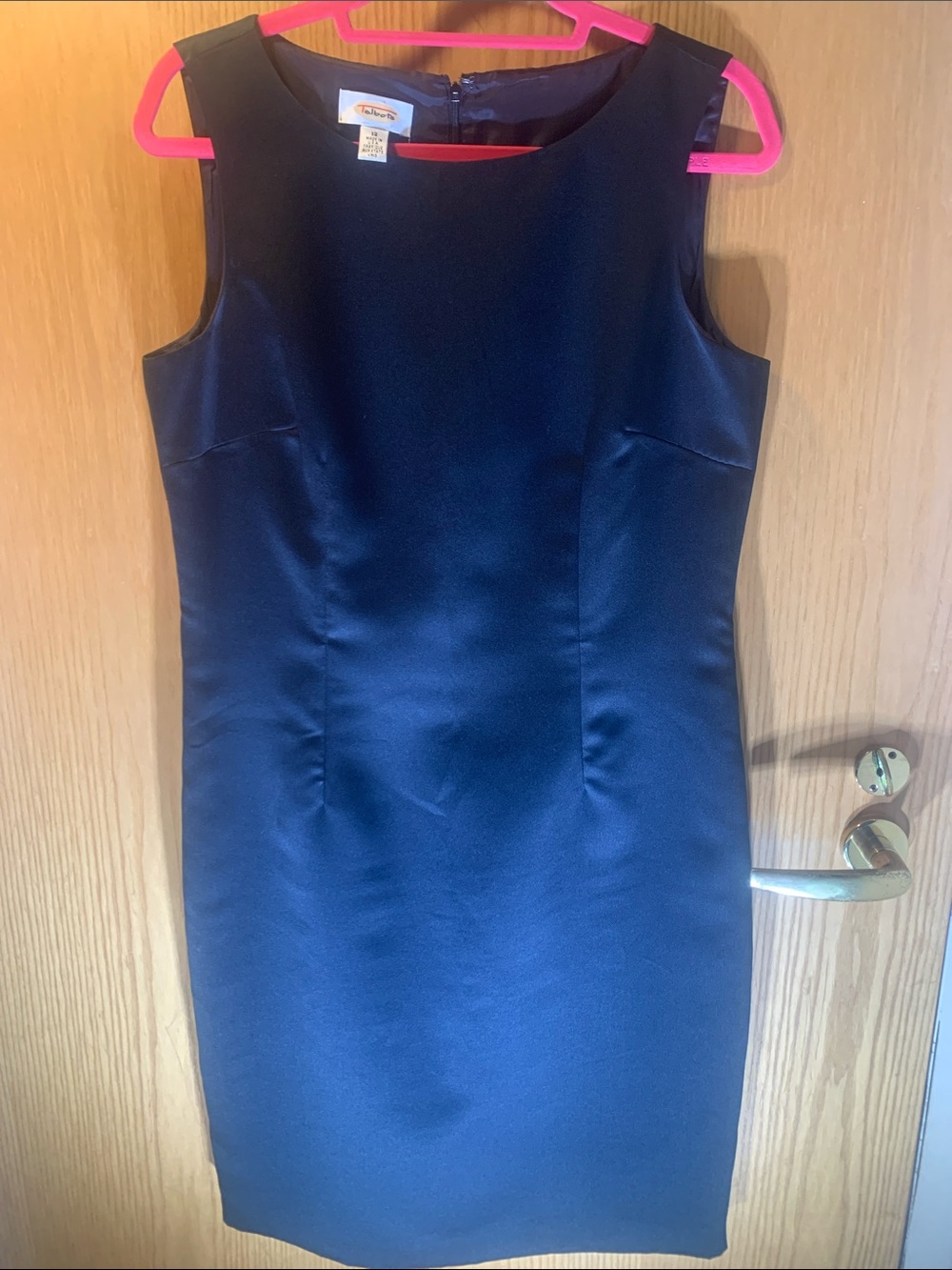 Talbots Sleeveless Black Sheath Dress - Size 12